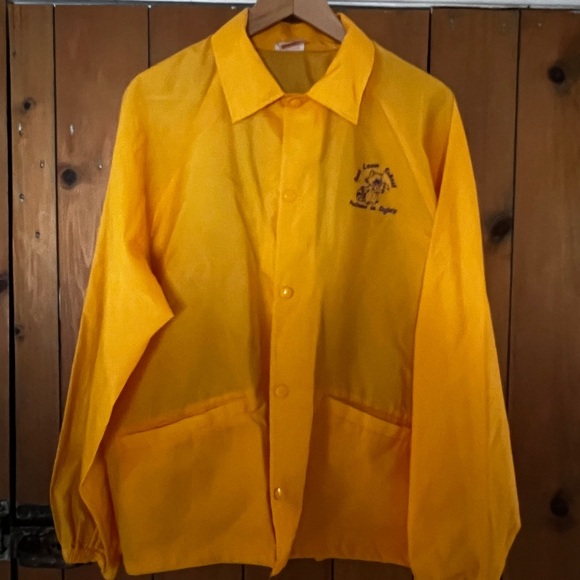 Vintage Yellow Safety Patrol Jacket - Picture 4 of 4